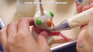 No-Bake Oreo Truffle Snowmen