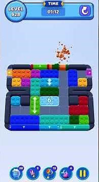 Color Block Jam Level 928 Solution Walkthrough #colorblockjam #gaming #colorblockjamgame #games