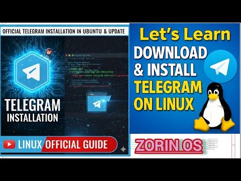 Official Telegram Installation on Linux in 2026 | Ubuntu | ZORIN OS