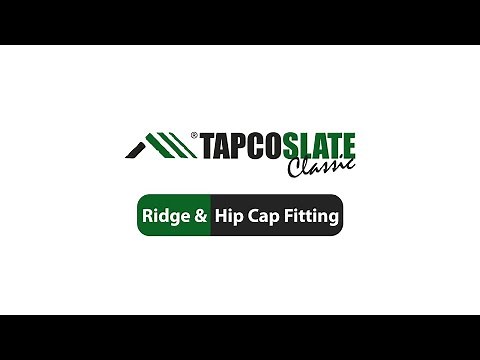 TapcoSlate Ridge & Hip Cap Fitting