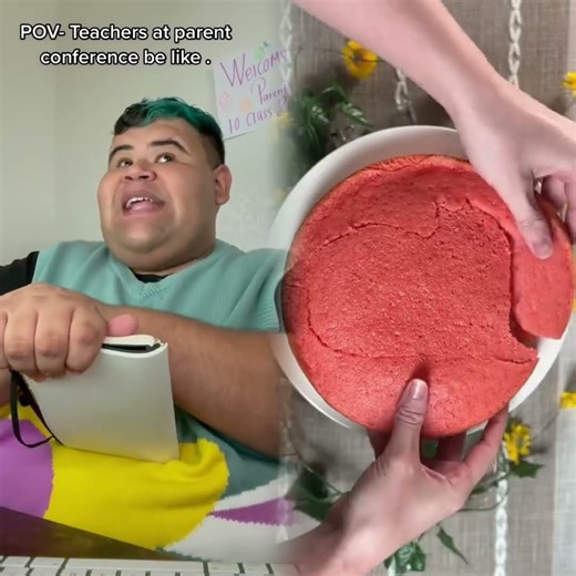 Teachers at the parent conference be like Who remembers them talks.