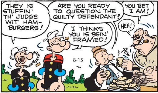 Popeye Comic Strip 2025-08-16 | Comics Kingdom