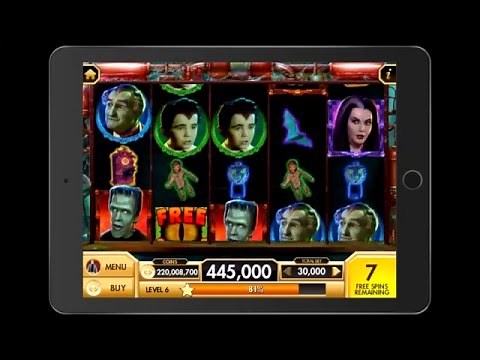 THE MUNSTERS Video Slot Game with BONUS RETRIGGERED