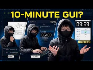 I challenged myself to build a GUI in 10 minutes #coding