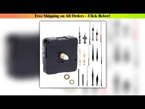 Clock Mechanism Silent Quartz Movement Machine Wall Hands Pointer Set Clockwork Table Long Shaft