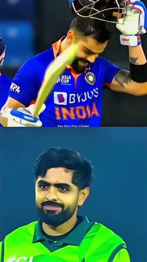 Babar Azaam & Virat Kohli Same celebration Century highlights #cricket #cricketmatch #cricketlover