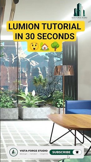 HOW TO CREATE THIS IMAGE IN 30 SECONDS | LUMION 2025 TUTORIAL