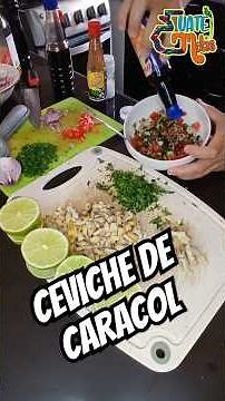 Sea snail ceviche 🤤💪🏻😎✨️ #cooking #recipe #ceviche