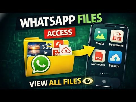 Access WhatsApp Saved Files on Android - View (Pics, Vids, Pdf, Backup)