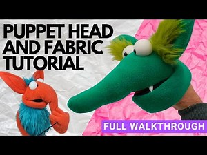 Professional Puppet Pattern ★ FOAM & FABRIC ★ FurriFingers Tutorials