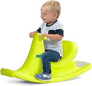 Simplay3 Active Rocking Rider Sensory Toddler Toy - Easy Grip Handles, Stable Base and Foot Rests, Indoor or Outdoor Ride-on Toy
