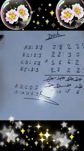 Ratio and Proportion ❤️ Trick ✨# Learn & Grow@