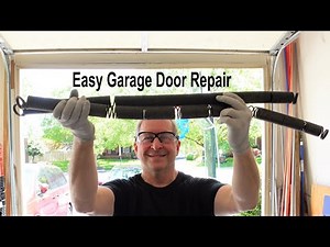 How to Fix a Garage Door, Using this DIY Rig Makes it Easy