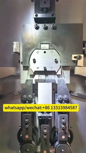 Automatic bucket handle making machine #wirebendingmachine #bucket #handle #automatic #machine