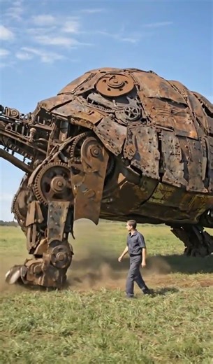 “Giant Mechanical Turtle 🤖🐢 | AI Creature Universe #shorts”