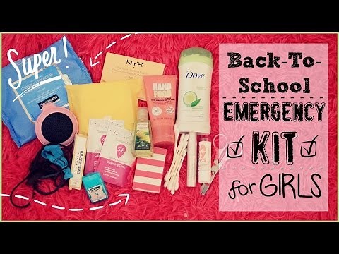 Back To School Emergency Kit For Girls♡