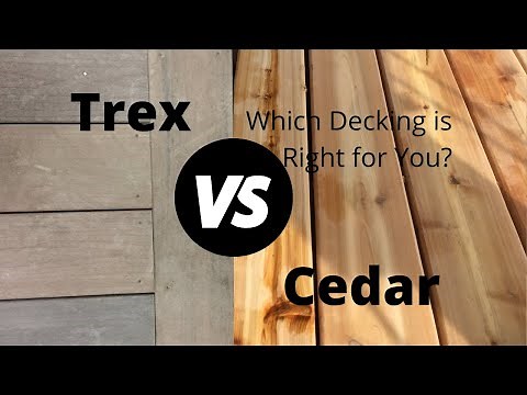 Trex vs Cedar, Which Decking is Right for You?