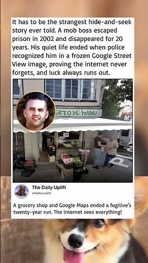 He escaped for 20 years, but a Google Street View camera changed everything. Incredible story! 🍅📸
