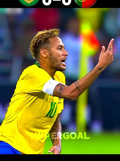 Portugal vs Brazil Chaos: Ronaldo vs Neymar Moment