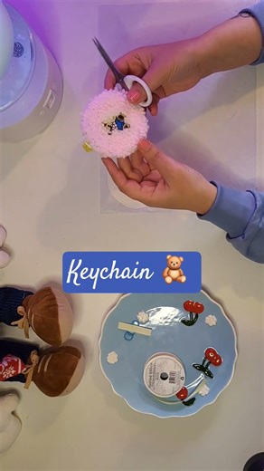 #sewing #embroidery #diykeychain ##crochet