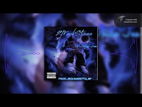 2 Much Stress White Tee (Official visualizer)