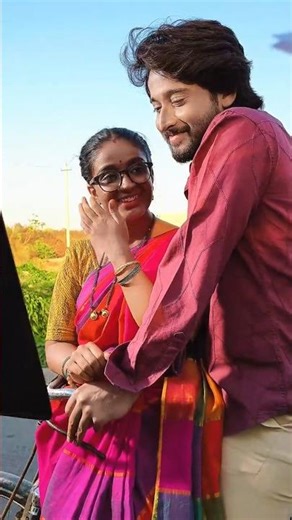 Bramagantu serial | shorts feed | cycle scenes| kannada serial bloopers | 16 feb 2026