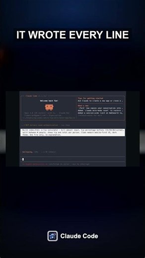 I told an AI to build a tip calculator — it did it itself (2026) #Shorts
