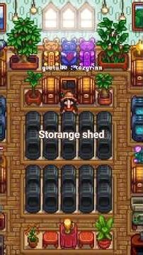 everything inside shed ⚒️ ASMR #stardewvalley #letsplaystardewvalley #スターデューバレー #스타듀밸리 #stardew