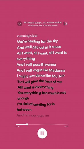 Victorious Theme Song Lyrics: All I Want Is Everything