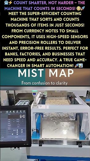 🤖⚡ This Smart Counting Machine Works in Seconds – Amazing Tech! 😳🚀