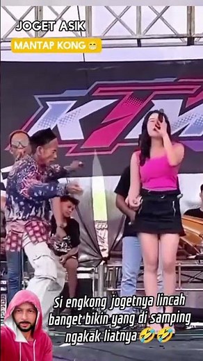 Si engkong jogetnya lincah banget bikin yang di samping ngakak liatnya #shorts #dance #hiburan