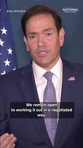 Rubio: 'We remain OPEN to diplomacy' with IRAN