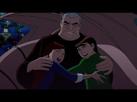Ben 10 Alien Force - Ben, Gwen, Kevin, Grandpa Max and The Plumbers vs Hybrid and DNAliens