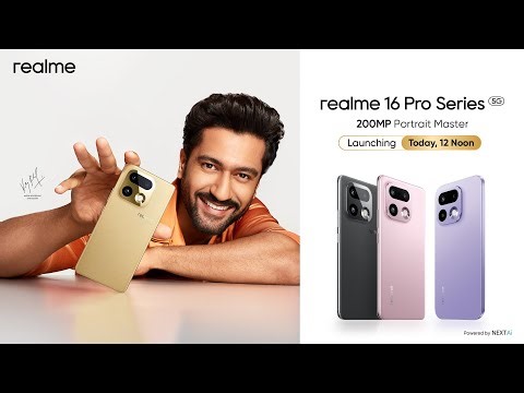 #realme16ProSeries Launch | 200MP Portrait Master