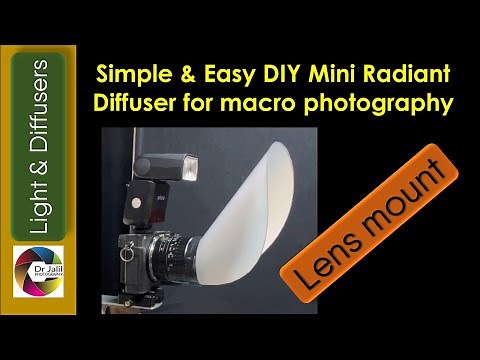 Simple & Easy DIY Mini Radiant Diffuser for macro photography