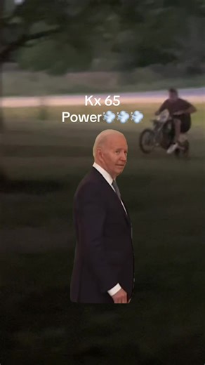 Kx 65 with a adult on it little wheelie