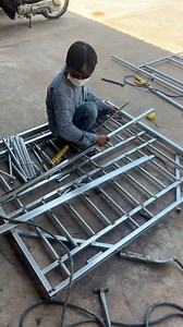 262K views · 1.3K reactions | Techniques To Weld Square Tube For Making Steel Window | DIY crafts PR | Facebook