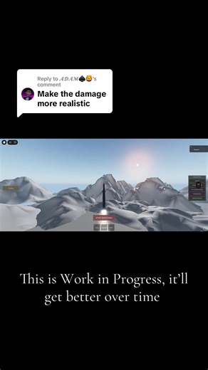 Replying to @𝓐𝓓𝓐𝓜♠️🦁 Game Link 🔗: https://www.roblox.com/games/76603824390716/Ballistic-Missile-Testing#!/game-instances #robloxfyp #robloxgames #robloxdev #war #robloxx