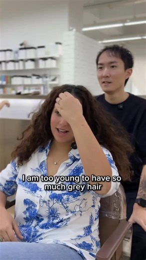 Jay How | She’s too young to have grey hair 😭 HIT THE LINK IN BIO FOR A PERSONALIZED CONSULTATION & APPOINTMENT #balayage #beforeandafter... | Instagram