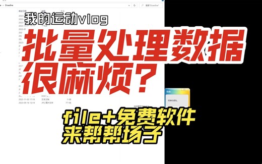 file+免费使用教程和【填入】命令更新，适合大量机打数据处理