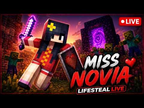 Lifesteal SMP is Getting Out of Control 😈 LIVE Java + Bedrock LIVE Gameplay" 🔥 #minecraft #smp