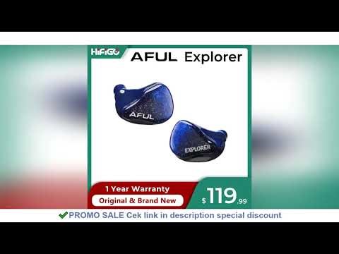 HiFiGo AFUL Explorer Wired Hybrid Earphones 1DD+2BA Hybrid In-Ear Monitors 3D Printed Acoustic Tube