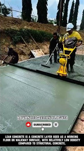 Lean Concrete Screeding Process with Machine-Powered Tools !! #innovation #tool #tools