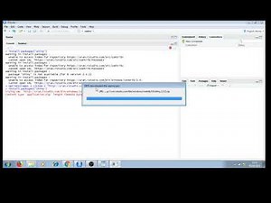 Problème d'installation packages R