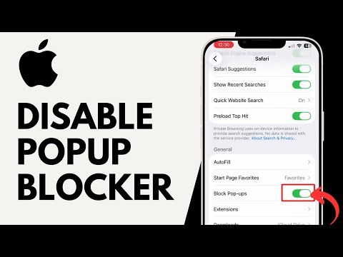 How to Disable Popup Blocker on iPhone