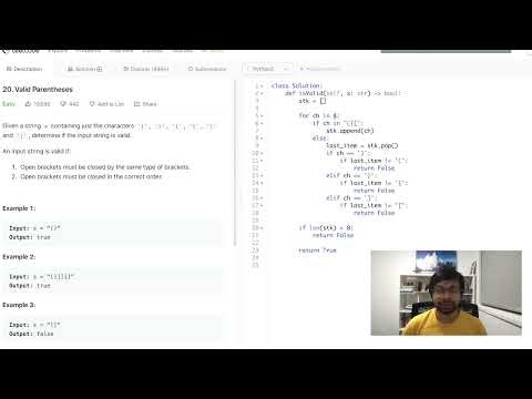 Valid Parentheses - Coding Interview Problem