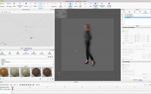 【技巧篇-老外-Keyshot 人物运动模糊渲染 】真实灯光写实渲染