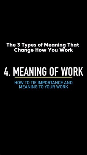 7.4K views · 60 reactions | The 3 Types of Meaning That Change How You Work | Vanessa Van Edwards | Facebook