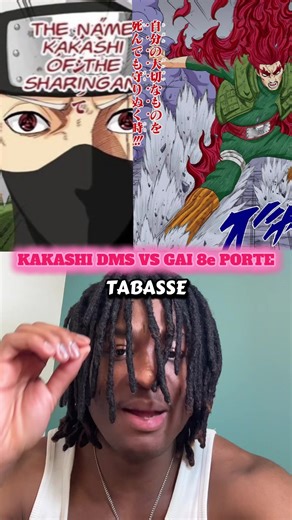 Kakashi DMS vs Gai 8e porte #Anime #Manga #naruto #kakashi