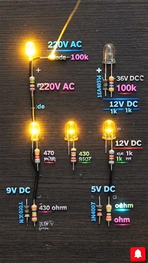 how to working Led 💡#led #electronics #shorts #diy